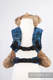 Nosidełko dla lalek z tkaniny chustowej - PRZYGODA MORSKA DARK (drugi gatunek) #babywearing