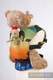 Porte-bébé pour poupée fait de tissu tissé, 100 % coton - RAINBOW SAFARI 2.0 (grade B) #babywearing