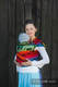 WRAP-TAI Tragehilfe Mini mit Kapuze/ Jacquardwebung / 100% Baumwolle / RAINBOW SAFARI #babywearing