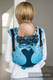 Lenny Buckle Onbuhimo baby carrier, standard size, jacquard weave (100% cotton) - BLUE PRINCESS #babywearing