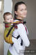 Lenny Buckle Onbuhimo baby carrier, standard size, jacquard weave (100% cotton) - NOBLE INDIAN PEACOCK #babywearing