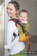 Lenny Buckle Onbuhimo baby carrier, standard size, jacquard weave (100% cotton) - NOBLE INDIAN PEACOCK #babywearing