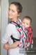 Nosidło Klamrowe ONBUHIMO z tkaniny żakardowej (100% bawełna), rozmiar Standard - KRÓLOWA SERC (drugi gatunek) #babywearing
