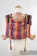 Nosidło Klamrowe ONBUHIMO z tkaniny skośno-krzyżowej (60% bawełna, 40% bambus), rozmiar Standard - TROPIKANA #babywearing