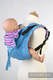 Onbuhimo SAD LennyLamb, talla estándar, jacquard (100% algodón) - ZIGZAG TURQUESA & ROSA (grado B) #babywearing