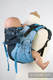 Lenny Buckle Onbuhimo baby carrier, standard size, jacquard weave (100% cotton) - BLUE PRINCESS #babywearing