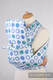 Mei Tai carrier Mini with hood/ jacquard twill / 100% cotton / MOTHER EARTH Reverse #babywearing