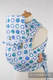 Mei Tai carrier Toddler with hood/ jacquard twill / 100% cotton / MOTHER EARTH Reverse #babywearing