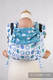Lenny Buckle Onbuhimo baby carrier, standard size, jacquard weave (100% cotton) - MOTHER EARTH Reverse #babywearing
