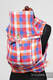 MEI-TAI carrier Toddler, diamond weave - 100% cotton - with hood, Checked Wild West #babywearing