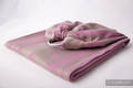 Ringsling, Jacquard Weave (100% cotton), with gathered shoulder - CANDY LACE, Reverse - long 2.1m #babywearing