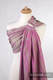 Ringsling, Jacquard Weave (100% cotton), with gathered shoulder - CANDY LACE, Reverse - long 2.1m #babywearing