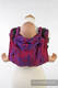 Lenny Buckle Onbuhimo baby carrier, standard size, jacquard weave (100% cotton) - MICO RED & PURPLE #babywearing