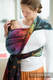 Fascia portabebè, tessitura Jacquard (100% cotone) - RAINBOW LACE DARK - taglia XS #babywearing