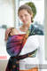 Baby Wrap, Jacquard Weave (100% cotton) - RAINBOW LACE DARK - size XL #babywearing