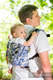 Lenny Buckle Onbuhimo baby carrier, standard size, jacquard weave (100% cotton) - BLUE CAMO #babywearing