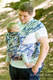 WRAP-TAI Tragehilfe Mini mit Kapuze/ Jacquardwebung / 100% Baumwolle / BLAU CAMO #babywearing