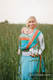 Baby Wrap, Herringbone Weave (100% cotton) - LITTLE HERRINGBONE SUNFLOWER - size M #babywearing