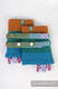 Drool Pads & Reach Straps Set, (60% cotton, 40% polyester) - LITTLE HERRINGBONE LANTANA  (grade B) #babywearing
