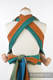 Mei Tai carrier Mini with hood/ herringbone twill / 100% cotton / LITTLE HERRINGBONE LANTANA  #babywearing