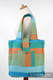 Shoulder bag made of wrap fabric (100% cotton) - LITTLE HERRINGBONE SUNFLOWER - standard size 37cmx37cm #babywearing