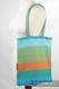 Einkaufstasche, hergestellt vom gewebten Stoff (100% Baumwolle) - LITTLE HERRINGBONE SUNFLOWER  #babywearing