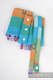 Drool Pads & Reach Straps Set, (60% cotton, 40% polyester) - LITTLE HERRINGBONE SUNFLOWER #babywearing