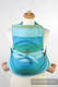 Mei Tai carrier Mini with hood/ herringbone twill / 100% cotton / LITTLE HERRINGBONE SUNFLOWER (grade B) #babywearing
