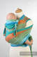 WRAP-TAI carrier Mini with hood/ herringbone twill / 100% cotton / LITTLE HERRINGBONE SUNFLOWER #babywearing