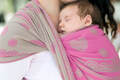 Baby Wrap, Jacquard Weave (100% cotton) - CANDY LACE - size M #babywearing