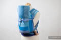 MEI-TAI carrier Toddler, diamond weave - 100% cotton - with hood, Finnish Diamond #babywearing