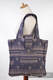 Shoulder bag made of wrap fabric (100% cotton) - BLUEBERRY LACE - standard size 37cmx37cm #babywearing