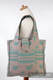 Shoulder bag made of wrap fabric (100% cotton) - PISTACHIO LACE, Reverse - standard size 37cmx37cm (grade B) #babywearing