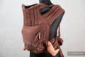 MEI-TAI carrier, broken-twill weave - 100% cotton - with hood, Limited Edition, Toddler, CHESTNUT #babywearing