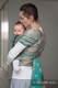 WRAP-TAI carrier Mini with hood/ jacquard twill / 100% cotton / PISTACHIO LACE #babywearing