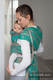 WRAP-TAI carrier Mini with hood/ jacquard twill / 100% cotton / PISTACHIO LACE (grade B) #babywearing