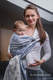 Baby Wrap, Jacquard Weave (60% cotton, 28% linen 12% tussah silk) - ROYAL LACE - size XL #babywearing