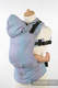 Ergonomische Tragehilfe, Größe Baby, Jacquardwebung, 100% Baumwolle - LITTLE LOVE ZEPHYR - Zweite Generation #babywearing