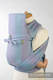 Nosidełko dla dzieci MEI-TAI TODDLER z kapturkiem, splot żakardowy, 100% bawełna - LITTLE LOVE - ZEFIR #babywearing