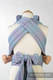 Nosidełko dla dzieci MEI-TAI TODDLER z kapturkiem, splot żakardowy, 100% bawełna - LITTLE LOVE - ZEFIR #babywearing