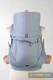 Nosidełko dla dzieci MEI-TAI TODDLER z kapturkiem, splot żakardowy, 100% bawełna - LITTLE LOVE - ZEFIR #babywearing