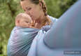 Baby Wrap, Jacquard Weave (100% cotton) - LITTLE LOVE - ZEPHYR - size S #babywearing