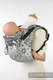 Nosidło Klamrowe ONBUHIMO z tkaniny żakardowej (100% bawełna), rozmiar Standard - NA KRAŃCU ŚWIATA CZARNY z KREMEM #babywearing