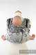 Nosidło Klamrowe ONBUHIMO z tkaniny żakardowej (100% bawełna), rozmiar Standard - NA KRAŃCU ŚWIATA CZARNY z KREMEM #babywearing