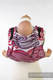 Lenny Buckle Onbuhimo baby carrier, standard size, jacquard weave (100% cotton) - MAROON WAVES #babywearing