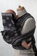 MEI-TAI carrier Toddler, jacquard weave - 60% cotton 40% linen - with hood, GLAMOROUS LINEN LACE #babywearing