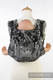 Lenny Buckle Onbuhimo baby carrier, standard size, jacquard weave (100% cotton) - TIME (without skull) #babywearing