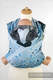 Nosidełko dla dzieci WRAP-TAI MINI, bawełna, splot żakardowy, z kapturkiem, NIEBIESKA KSIĘŻNICZKA #babywearing