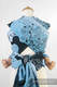 WRAP-TAI carrier Mini with hood/ jacquard twill / 100% cotton / BLUE PRINCESSA #babywearing