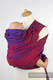 WRAP-TAI carrier Mini with hood/ jacquard twill / 100% cotton / MICO RED & PURPLE #babywearing